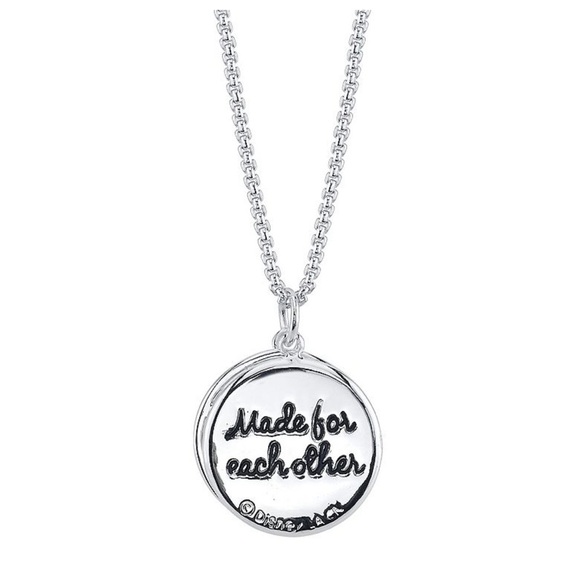 🆕 Disney Mickey Mouse and Minnie Mouse “Made for each other” Pendant Necklace - Picture 4 of 6